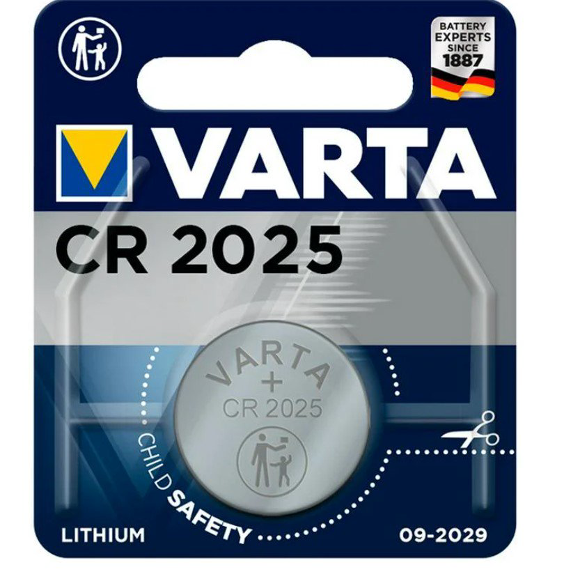 Батарейка Varta Electronics CR-2025 3В 1шт