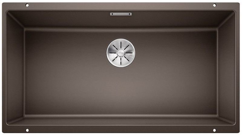 Кухонная мойка Blanco Subline 800-U подстольная 83х46х22 см, гранит, тон кофе