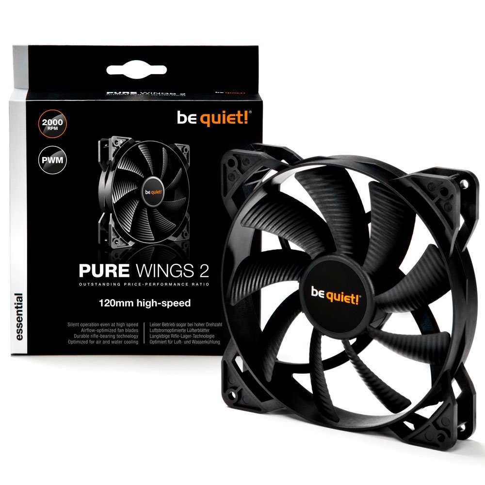 Вентилятор для корпуса Be quiet! Pure Wings 2 high-speed 120mm PWM BL081 черный - ForteMarket Вентилятор для корпуса Be quiet! Pure Wings 2 high-speed 120mm PWM BL081 черный купить,0