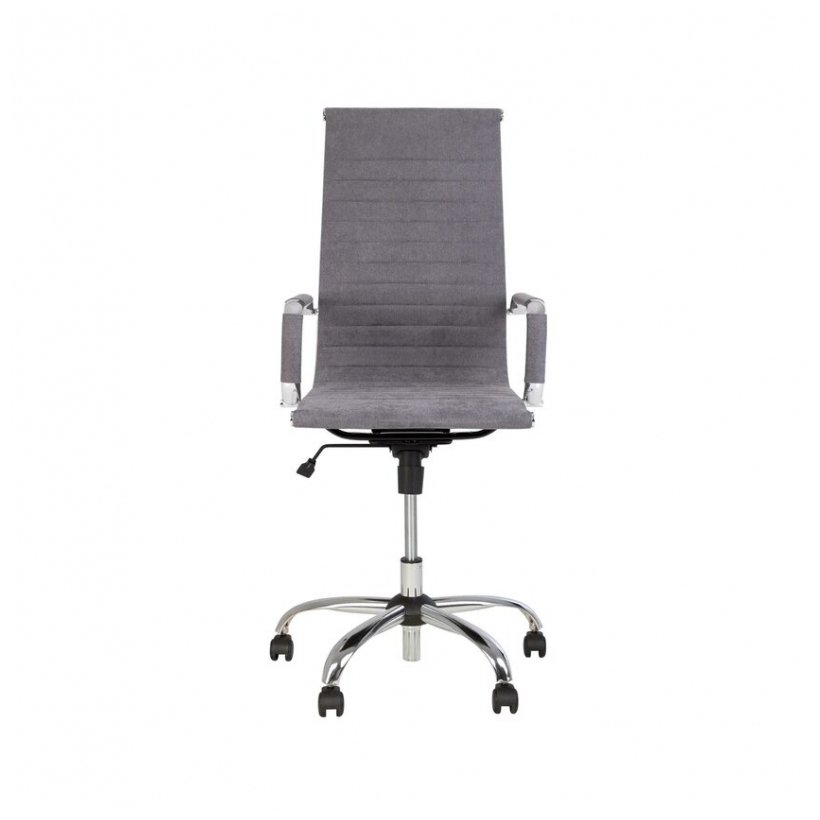 Офисное кресло Nowy Styl Slim LB TILT CHR68 (BOX-2) SORO-93 серое купить,NaN