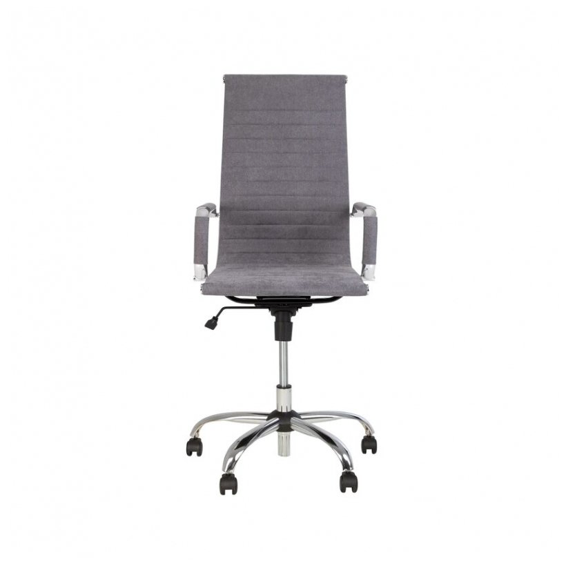Офисное кресло Nowy Styl Slim LB TILT CHR68 (BOX-2) SORO-93 серое купить,NaN