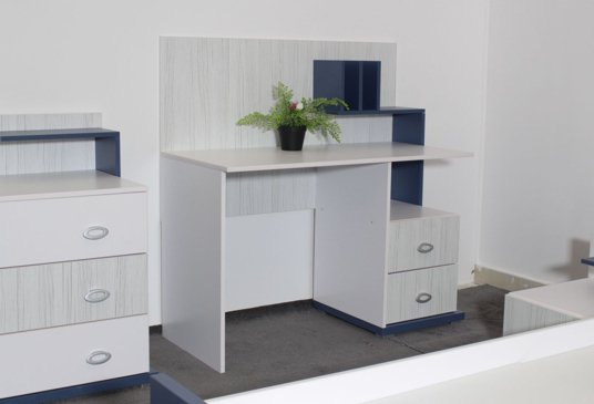 Стол Bella Mebel Stil бело-синий