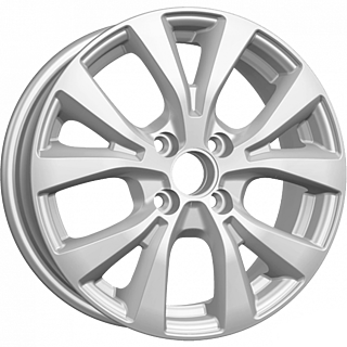 Диски K&K КС685 15_Solaris FL 4x100 R15x6 CB54,1 ET48  сильвер купить,NaN