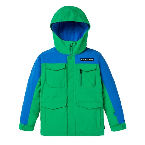 Куртка сноубордическая Burton Boys Covert 20537104302 сине-зеленая M купить,NaN