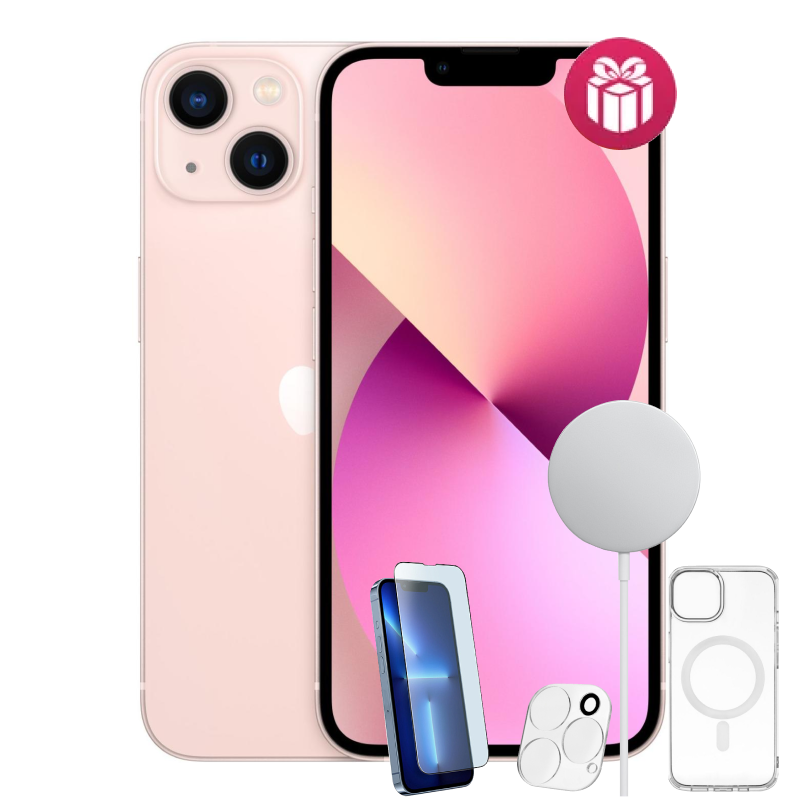 Смартфон Apple iPhone 13 128GB Pink + акция 4 подарка купить,NaN