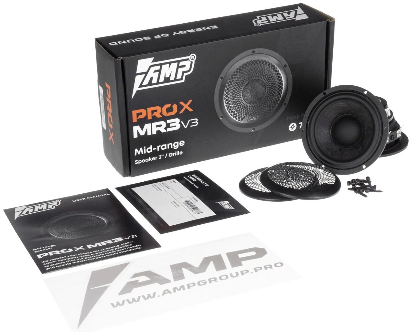 AMP среднечастотная АС PRO X MR3 V3