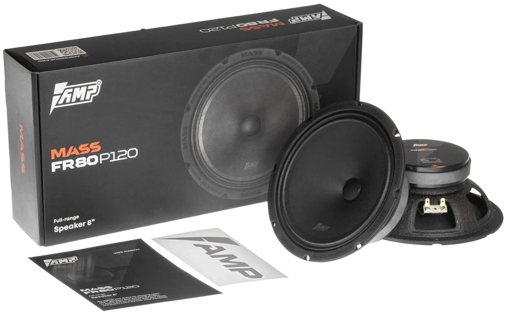 AMP широкополосная АС MASS FR80P120 купить,37997