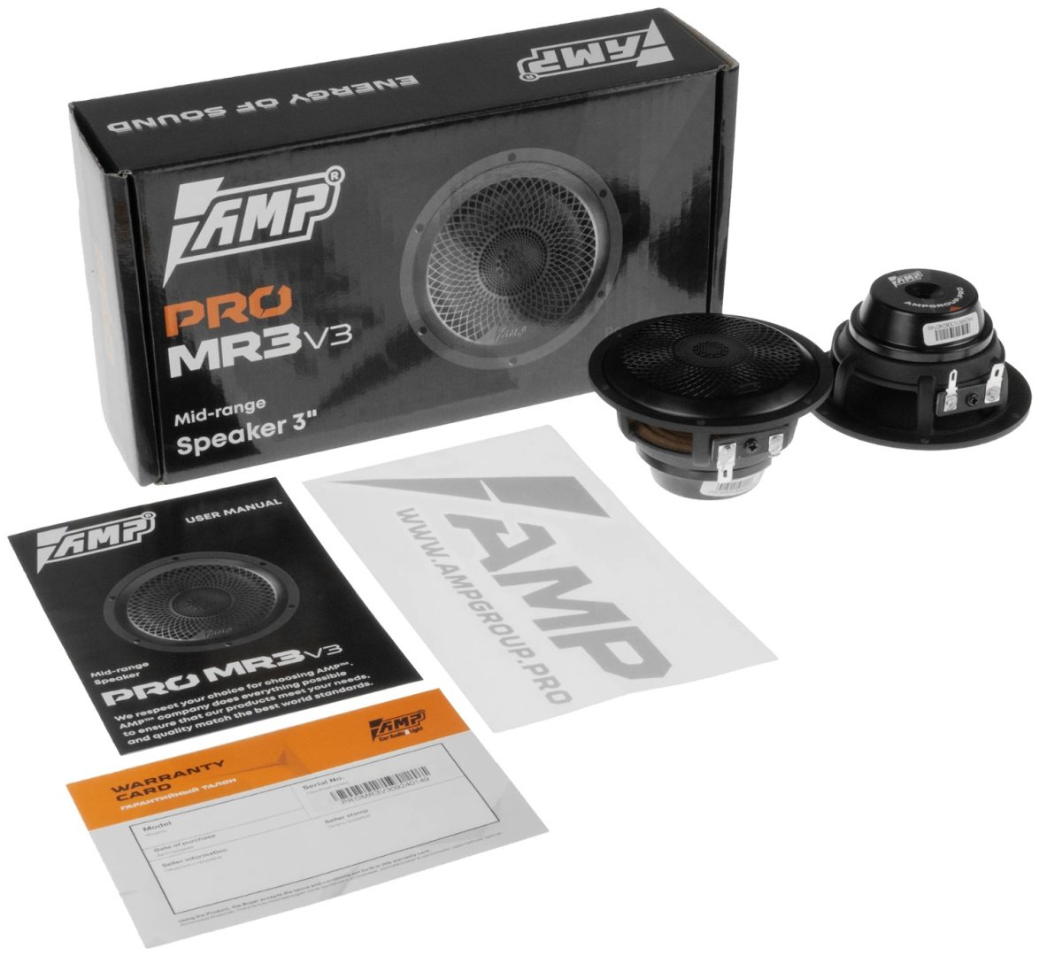 AMP среднечастотная АС PRO MR3 V3