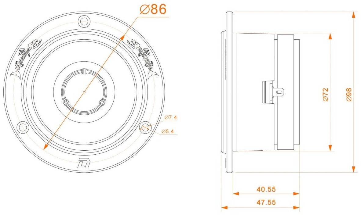 DL Audio высокочастотная АС Barracuda Tweeter SE