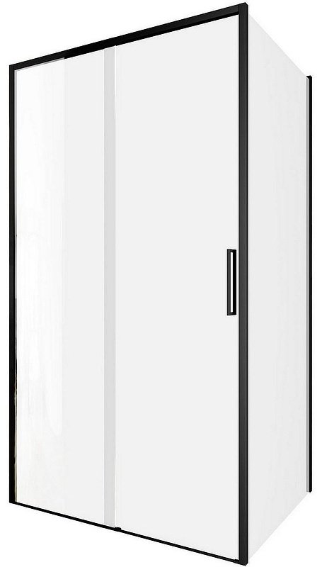 Душевое ограждение KABINKA.KZ двухстенное AE65-110x90-BT, 900х1900 мм