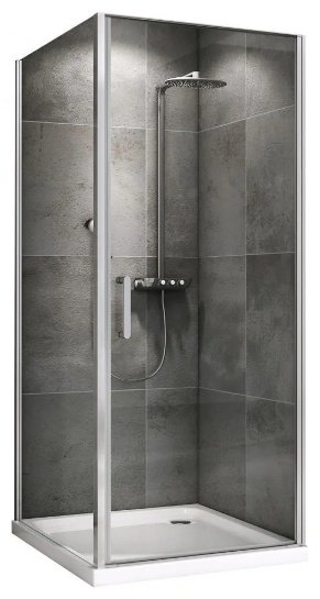 Душевое ограждение Abber двухстенное AG04080-S100, 1000х1950 мм купить,NaN