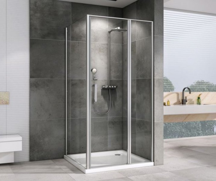Душевое ограждение Abber двухстенное AG04110S-S70, 700х1950 мм купить,NaN