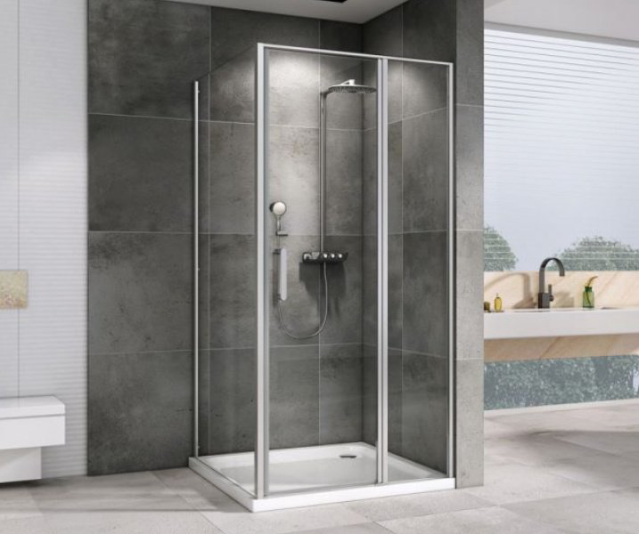 Душевое ограждение Abber двухстенное AG04110S-S70, 700х1950 мм купить,NaN