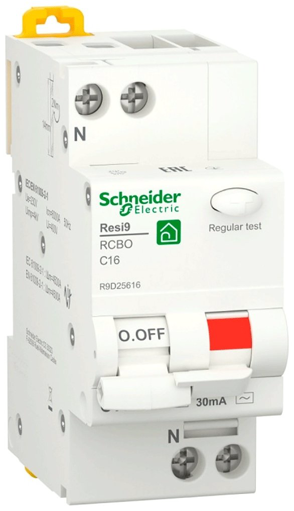 Дифференциальный автомат Schneider Electric C 16 30 мА класс AC