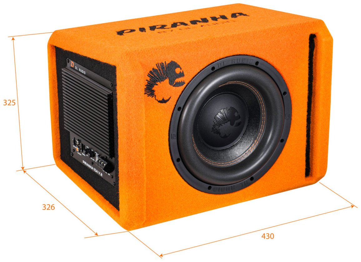 Сабвуфер DL Audio Piranha 10A V.2 Orange