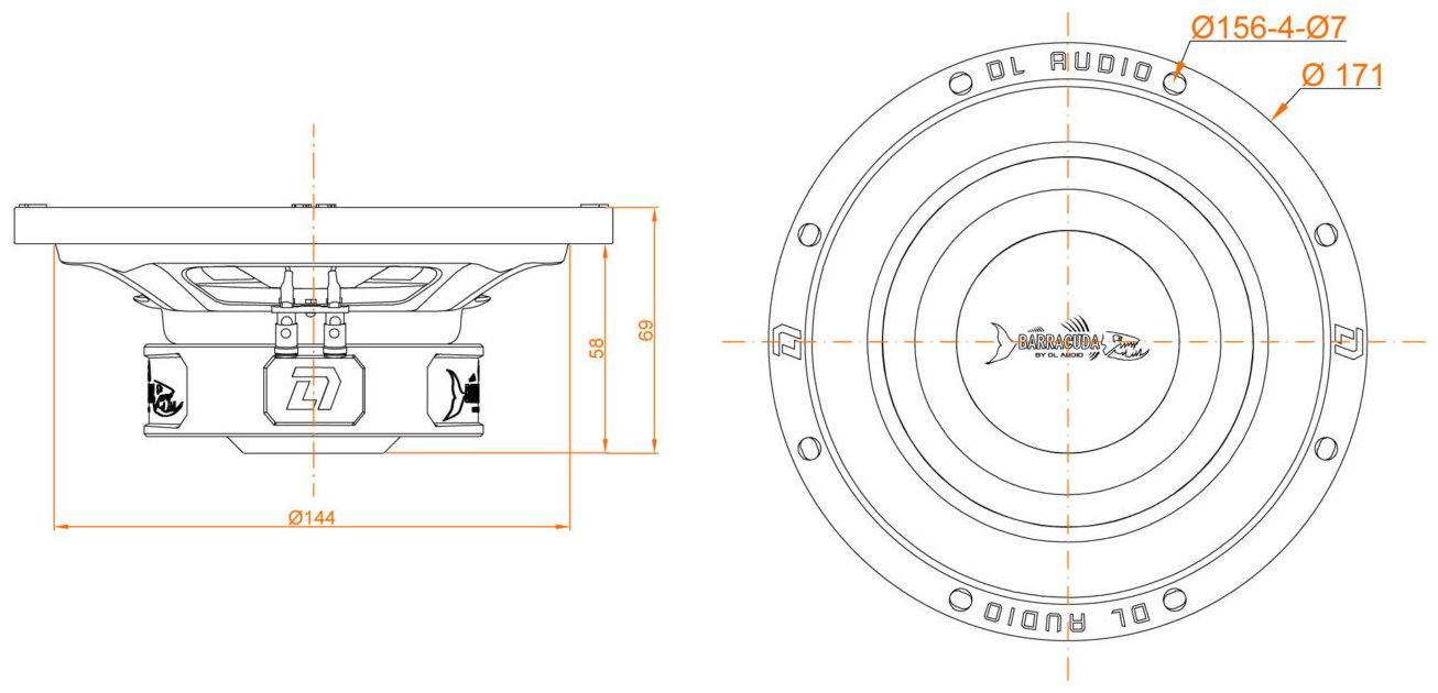 Сабвуфер DL Audio Barracuda 6.5 Flat купить,25999