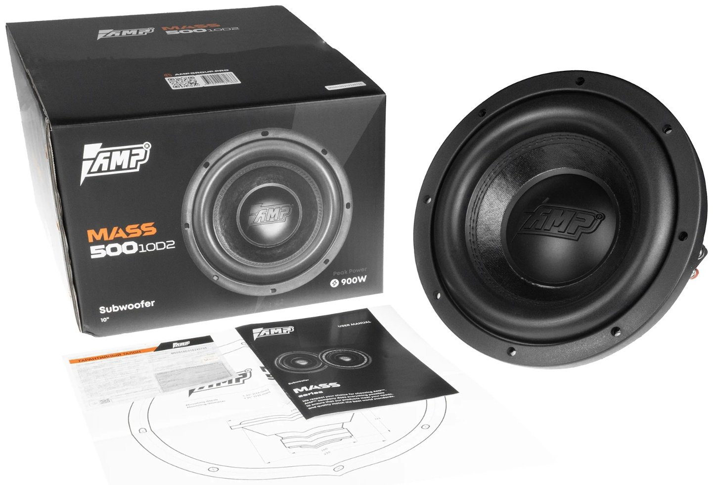 Сабвуфер AMP MASS 500 10D2 купить,41998