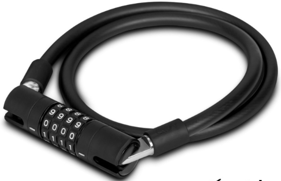 Велозамок Acid Corvid C90 13326 черный 12x900 mm