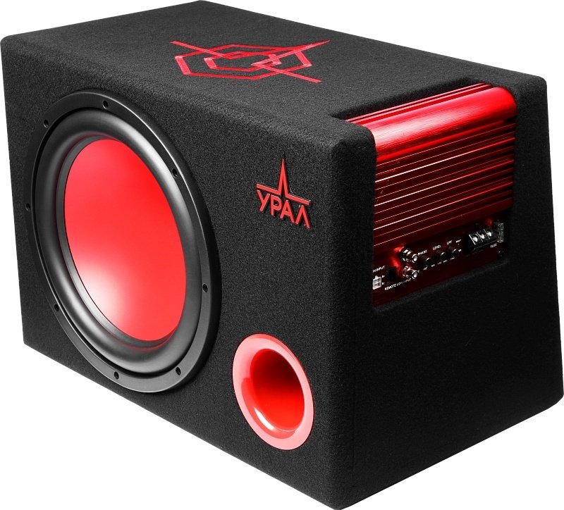 Сабвуфер УРАЛ AS-D12A Black Hurricane