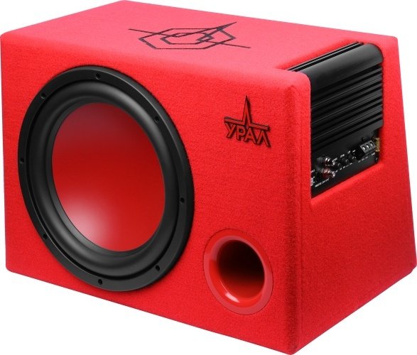 Сабвуфер УРАЛ АС-У12А Красный