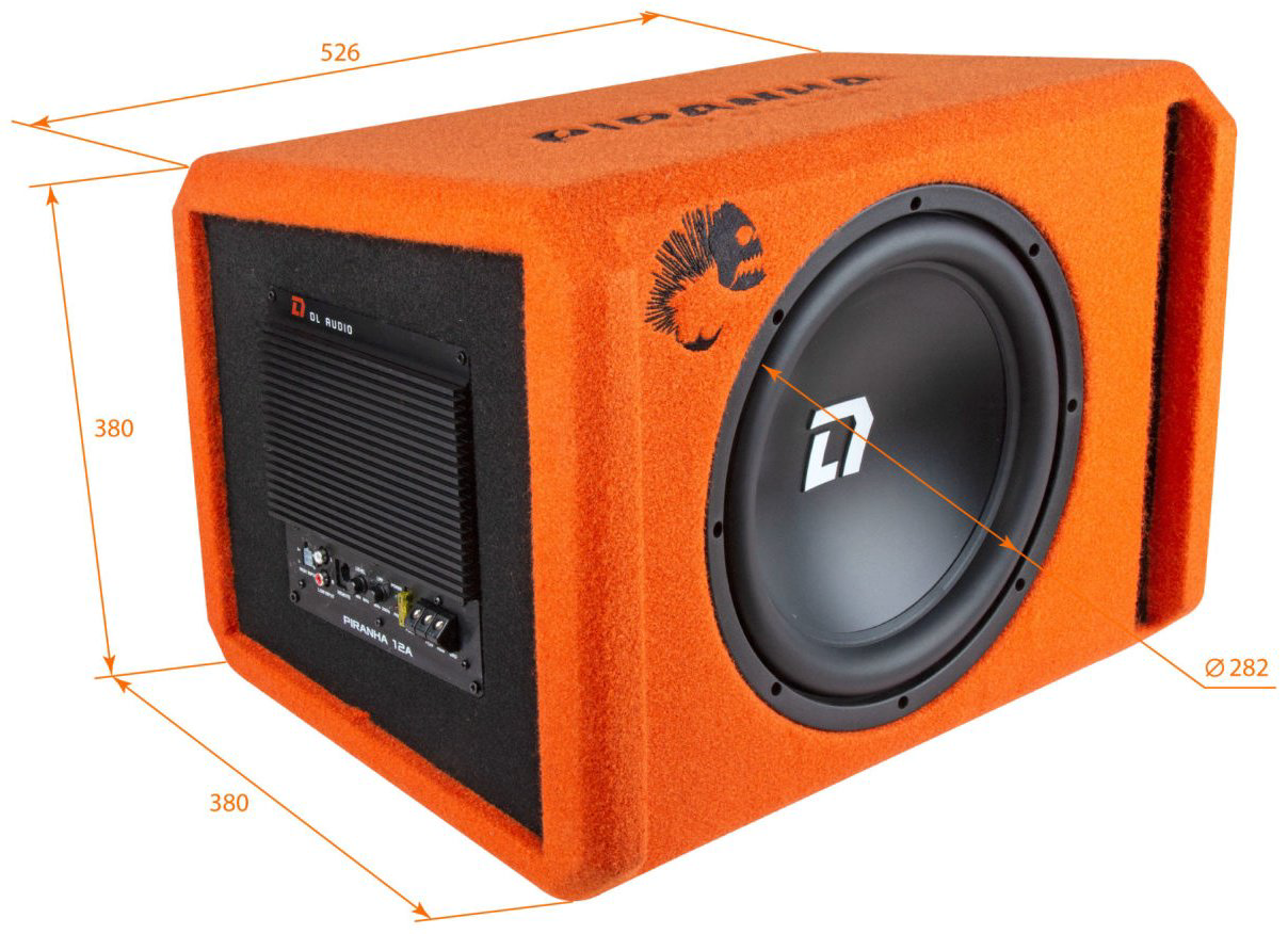 Сабвуфер DL Audio PIRANHA 12A V.2 ORANGE купить,112095
