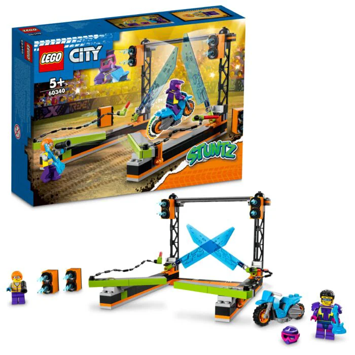 Конструктор Lego City Stuntz Трюковое испытание Клинок 60340 154 деталей купить,NaN
