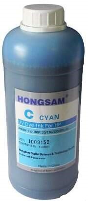 Чернила DCTec Hongsam Cyan для HP DesignJet T610/T790/T1100 1000мл голубые