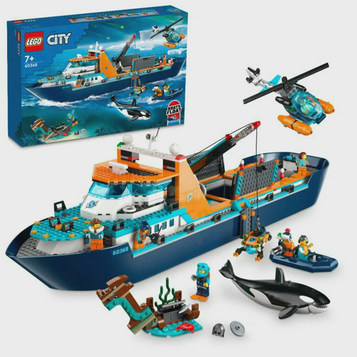 Конструктор Lego City Корабль исследователей Арктики 60368 815 деталей