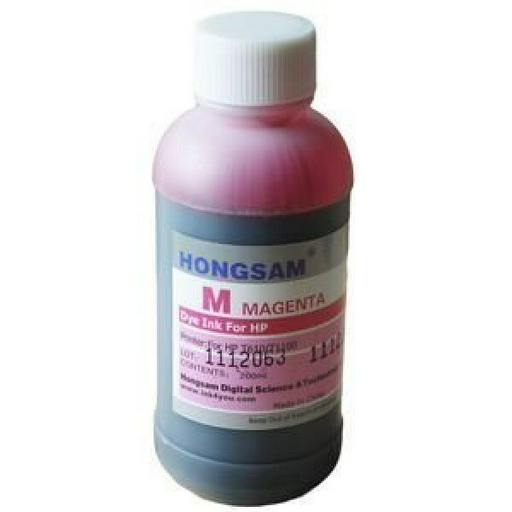 Чернила DCTec Hongsam Magenta для HP DesignJet T610/T790/T1100 200мл пурпурные