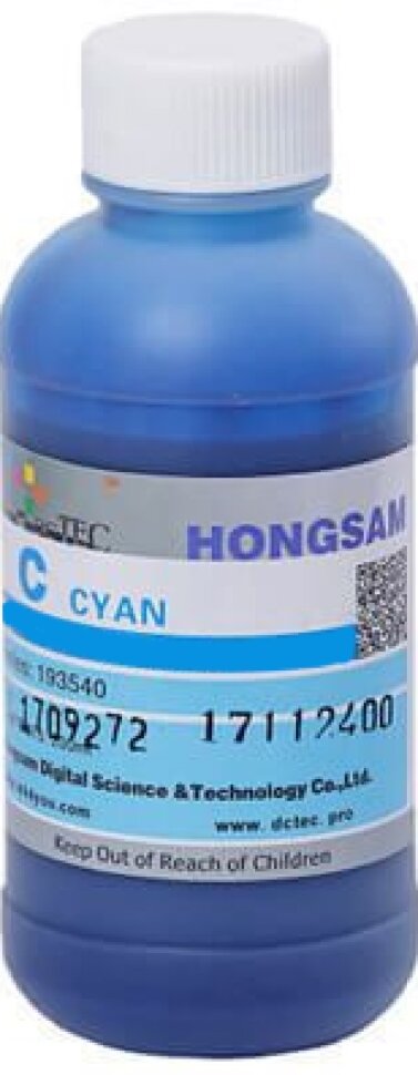 Чернила DCtec Hongsam для Epson L800/L805/L810/L850/L1800 Cyan 200мл голубые