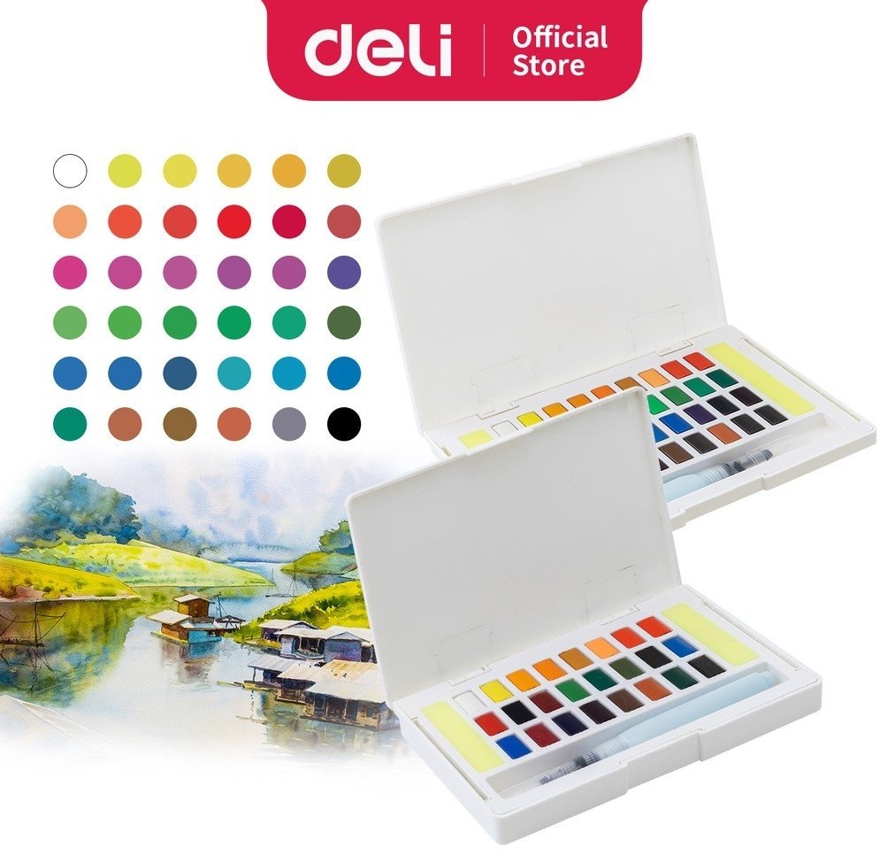 Краски DELI 73890 ассорти 36 шт купить,NaN