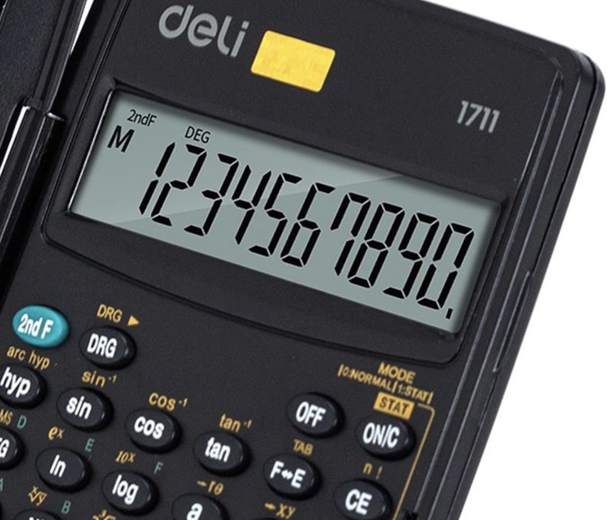 DELI 1711, 8-разрядный, черный