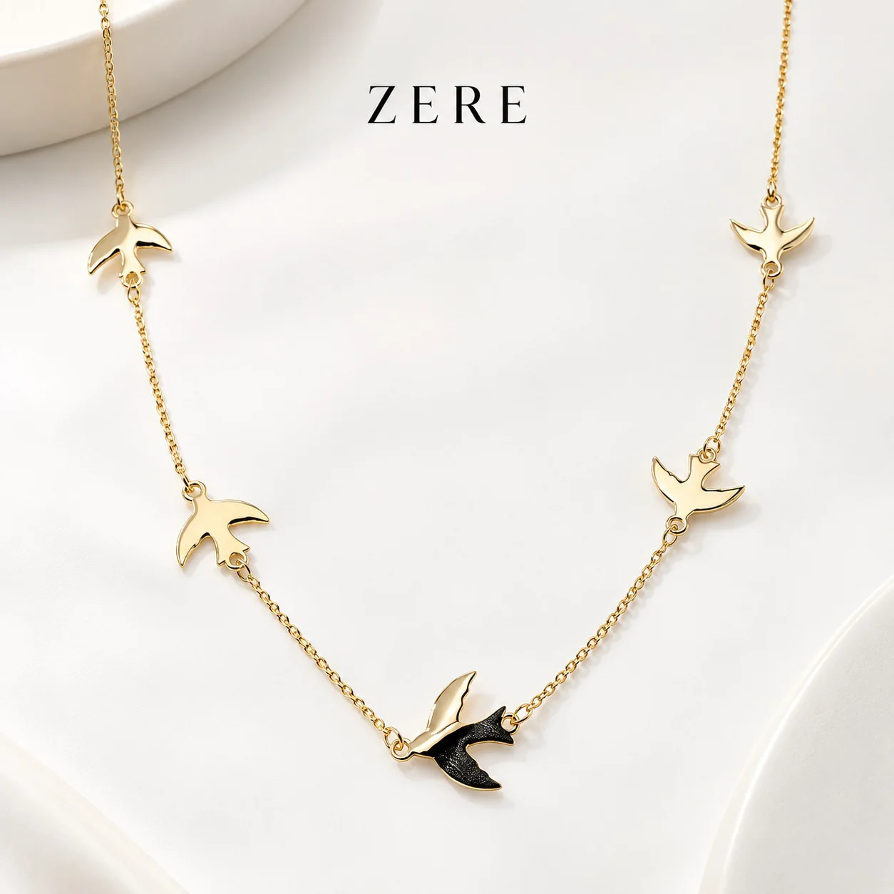 Колье Ласточка Zere ZR13092606 2.19гр 45см  купить,164250