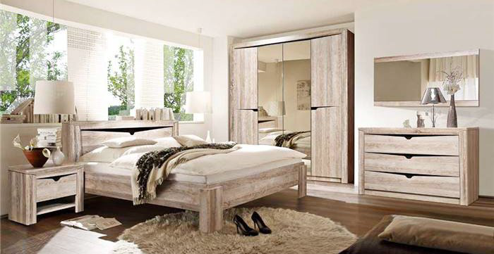 Кровать Bella Mebel Bruno 160x200 cеро-коричневая купить,NaN