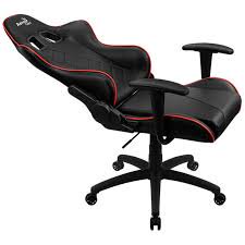 Игровое кресло Aerocool AC110 AIR BR черно-красное