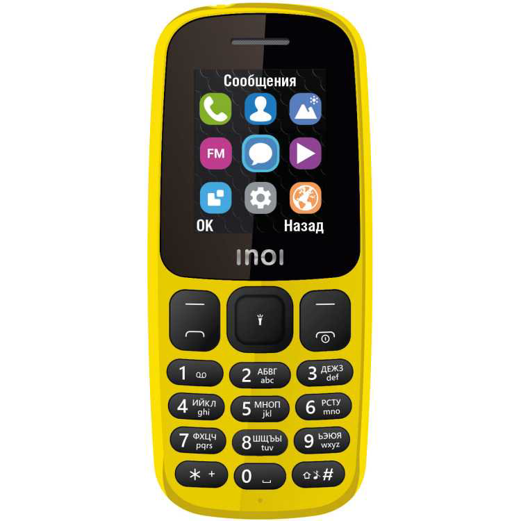 Мобильный телефон Inoi 101 yellow купить,NaN