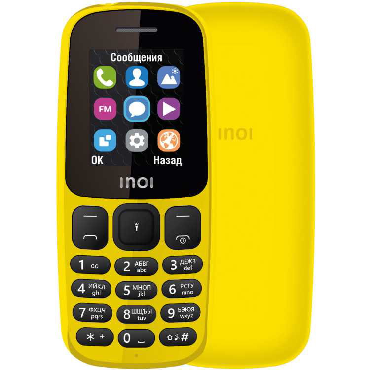 Мобильный телефон Inoi 101 yellow купить,NaN