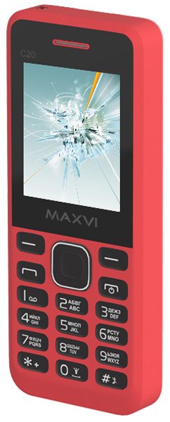 Мобильный телефон Maxvi C20 красный купить,NaN