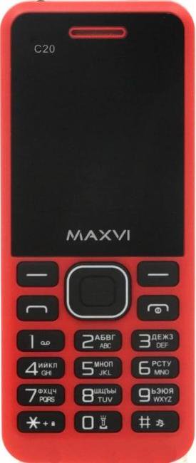 Мобильный телефон Maxvi C20 красный купить,NaN