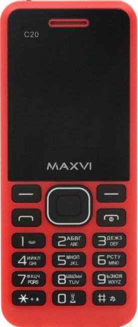 Мобильный телефон Maxvi C20 красный купить,NaN