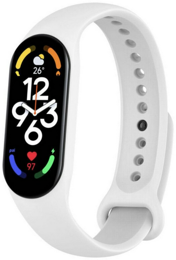 Ремешок для Xiaomi Mi Band 7, Mi Band 8 белый