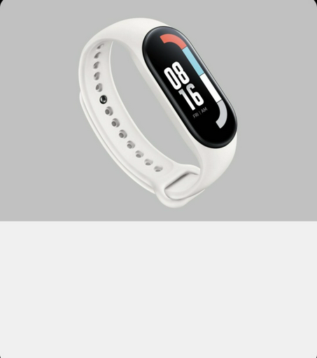 Ремешок для Xiaomi Mi Band 7, Mi Band 8 белый