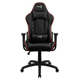 Игровое кресло Aerocool AC110 AIR BR черно-красное