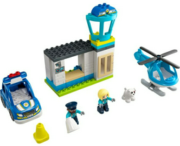 Конструктор Lego Duplo Полицейский участок и вертолёт 10959 40 деталей