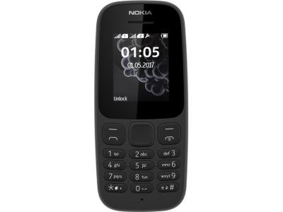 Мобильный телефон Nokia 105 Dual Sim черный купить,NaN