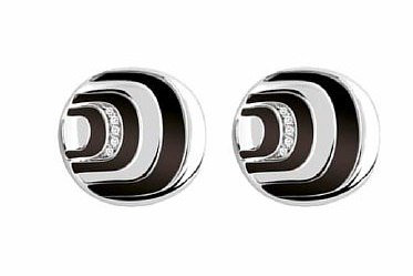 Серьги Damiani 13955 д 4,1гр 0,03ct 0,74ct. купить,NaN