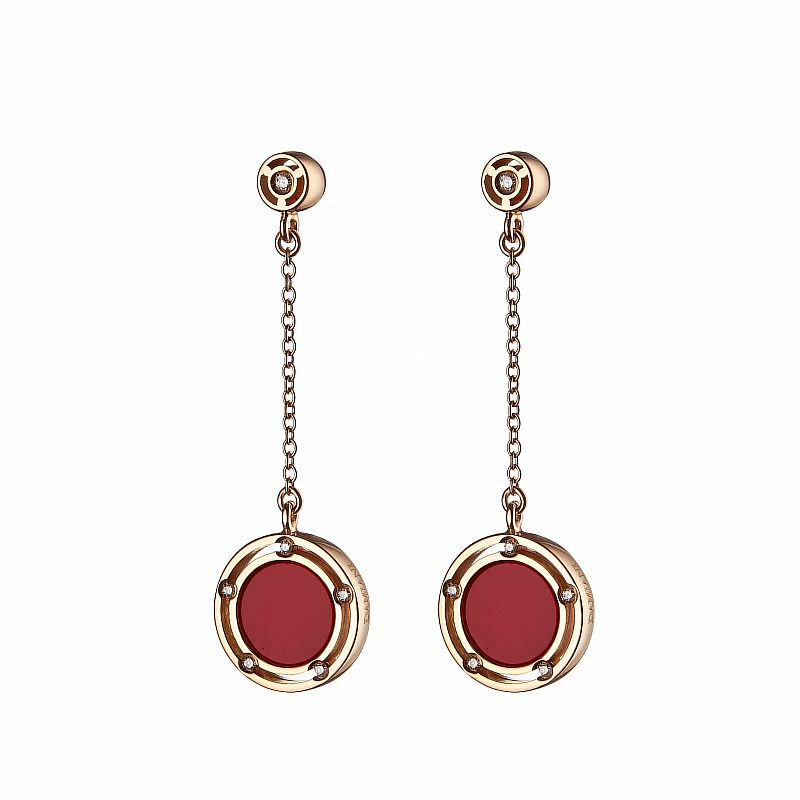 Серьги Damiani 13370 д 8,20гр 0,7гр 0,072ct. купить,NaN
