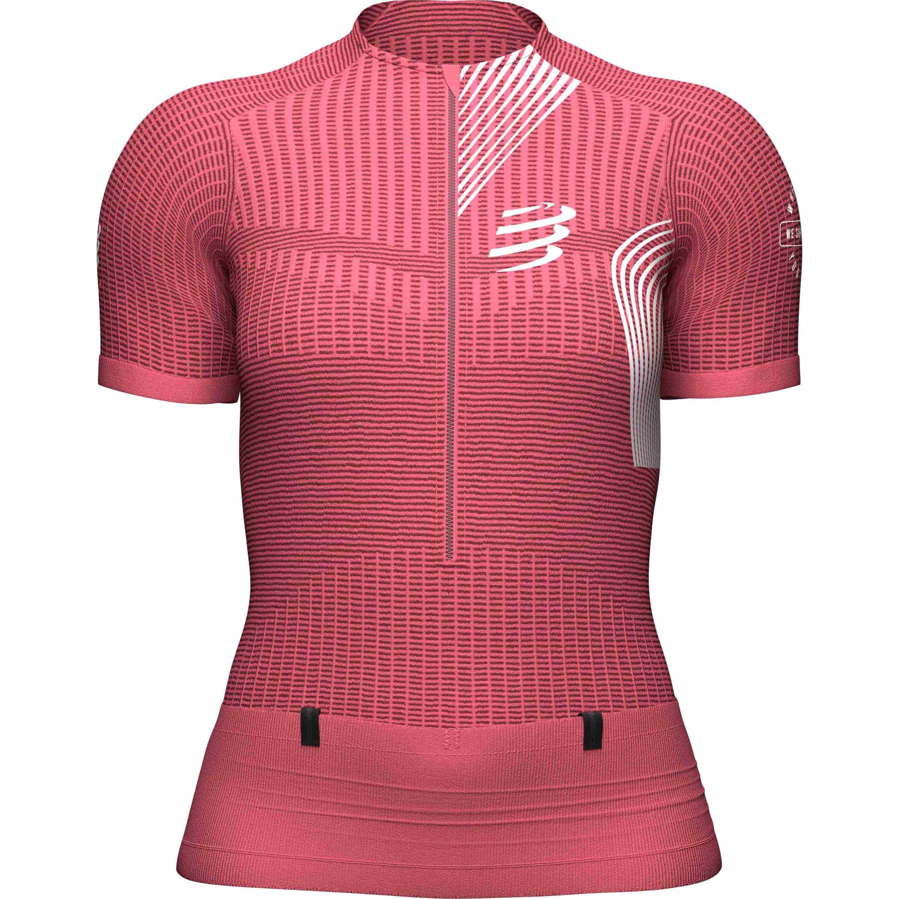 Футболка женская Compressport Trail Postural AW00089B розовая M купить,NaN