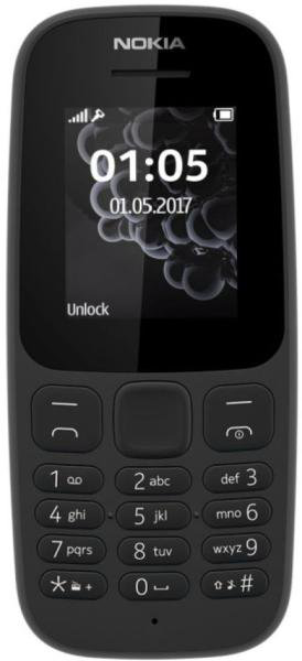 Мобильный телефон Nokia 105 черный