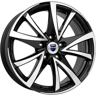 Диски K&K Игуана 4x100 R15x6,5 CB67,1 ET45 diamond black купить,NaN
